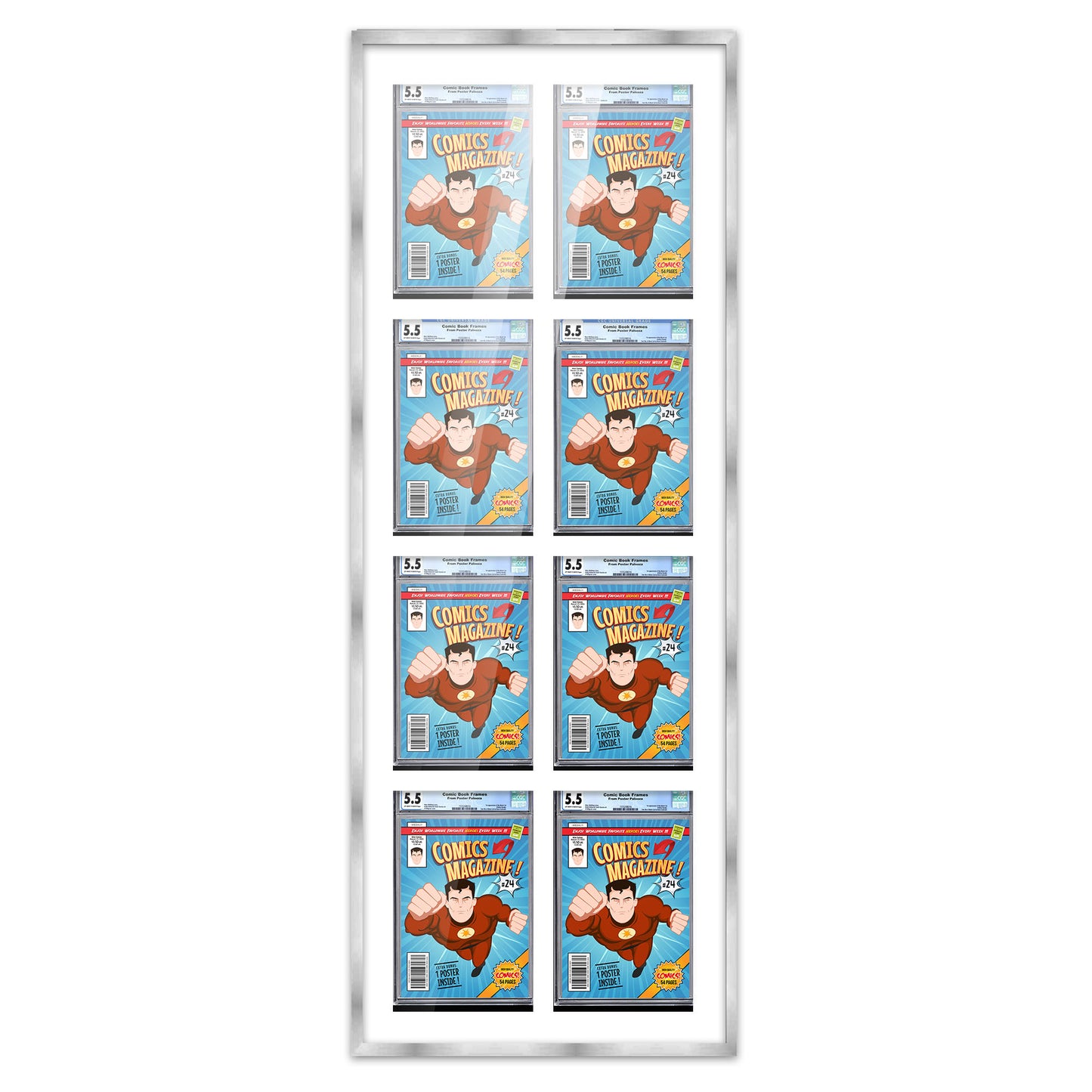 Comic Book Frame for 8 Comic Books