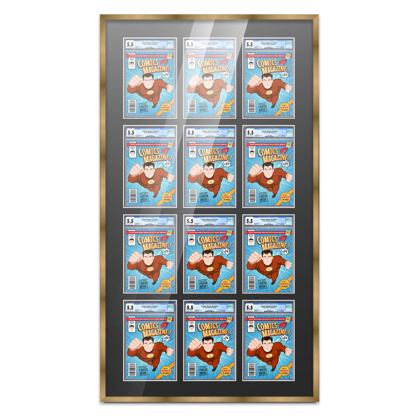 Comic Book Frame for 12 Comic Books