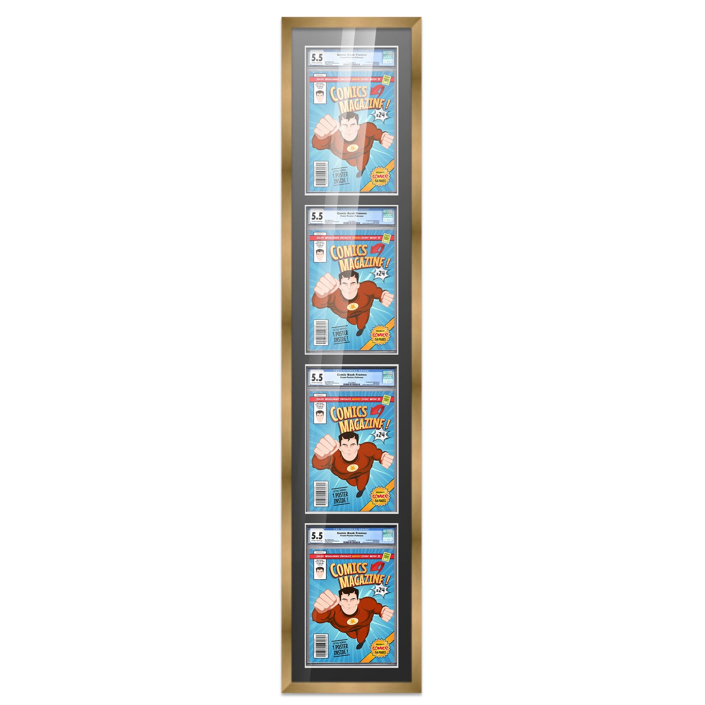 Comic Book Frame for 4 Comic Books