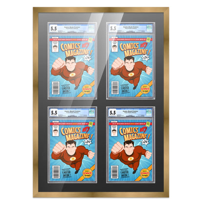 Comic Book Frame for 4 Comic Books
