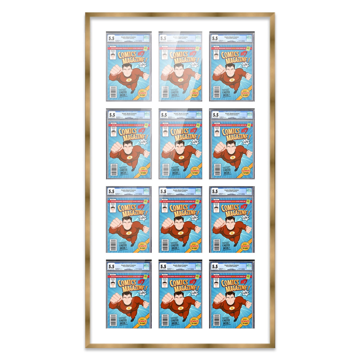Comic Book Frame for 12 Comic Books