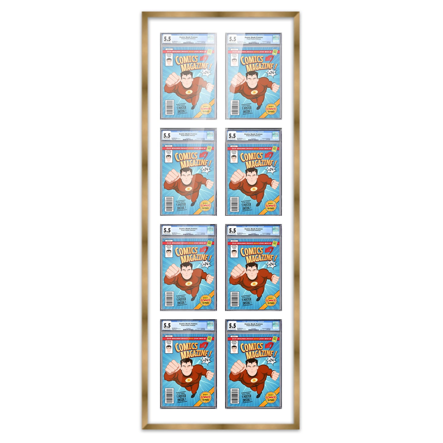 Comic Book Frame for 8 Comic Books