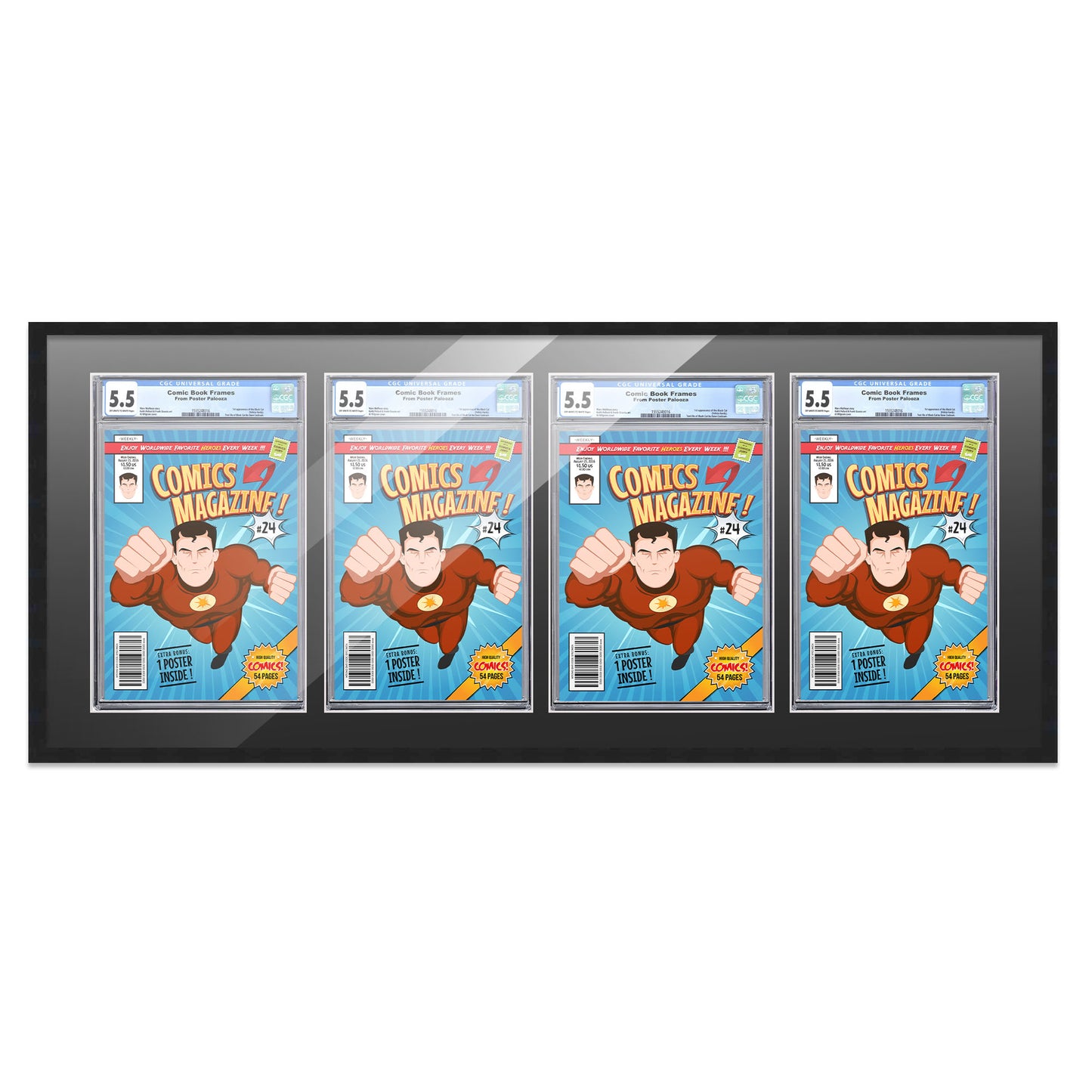 Comic Book Frame for 4 Comic Books