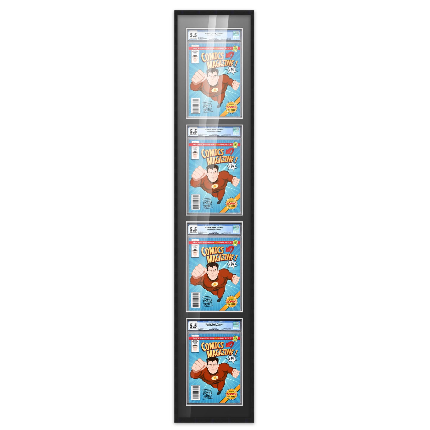 Comic Book Frame for 4 Comic Books
