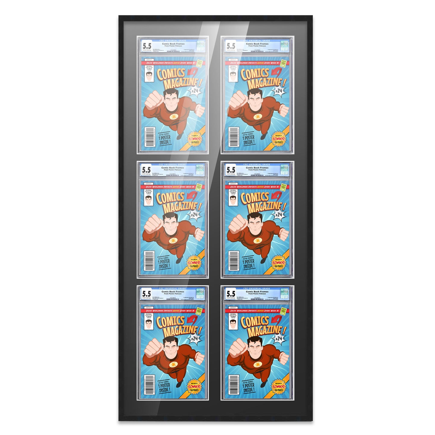 Comic Book Frame for 6 Comic Books