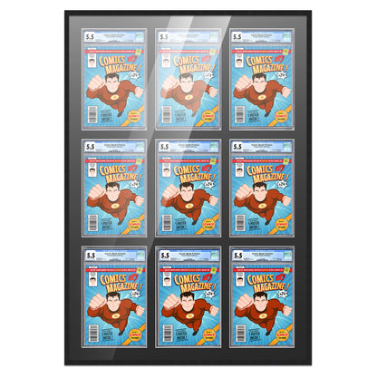 Comic Book Frame for 9 Comic Books