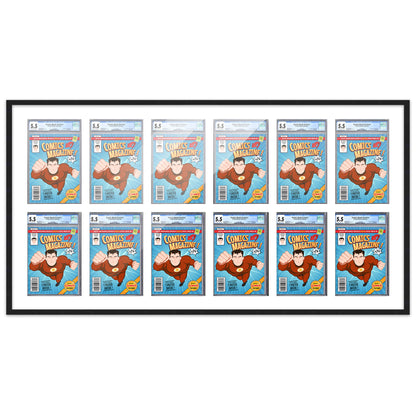 Comic Book Frame for 12 Comic Books