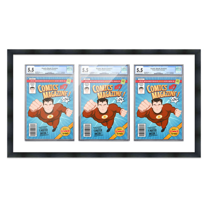 Comic Book Frame for 3 Comic Books