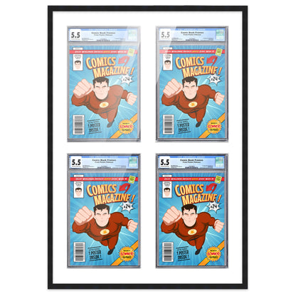 Comic Book Frame for 4 Comic Books