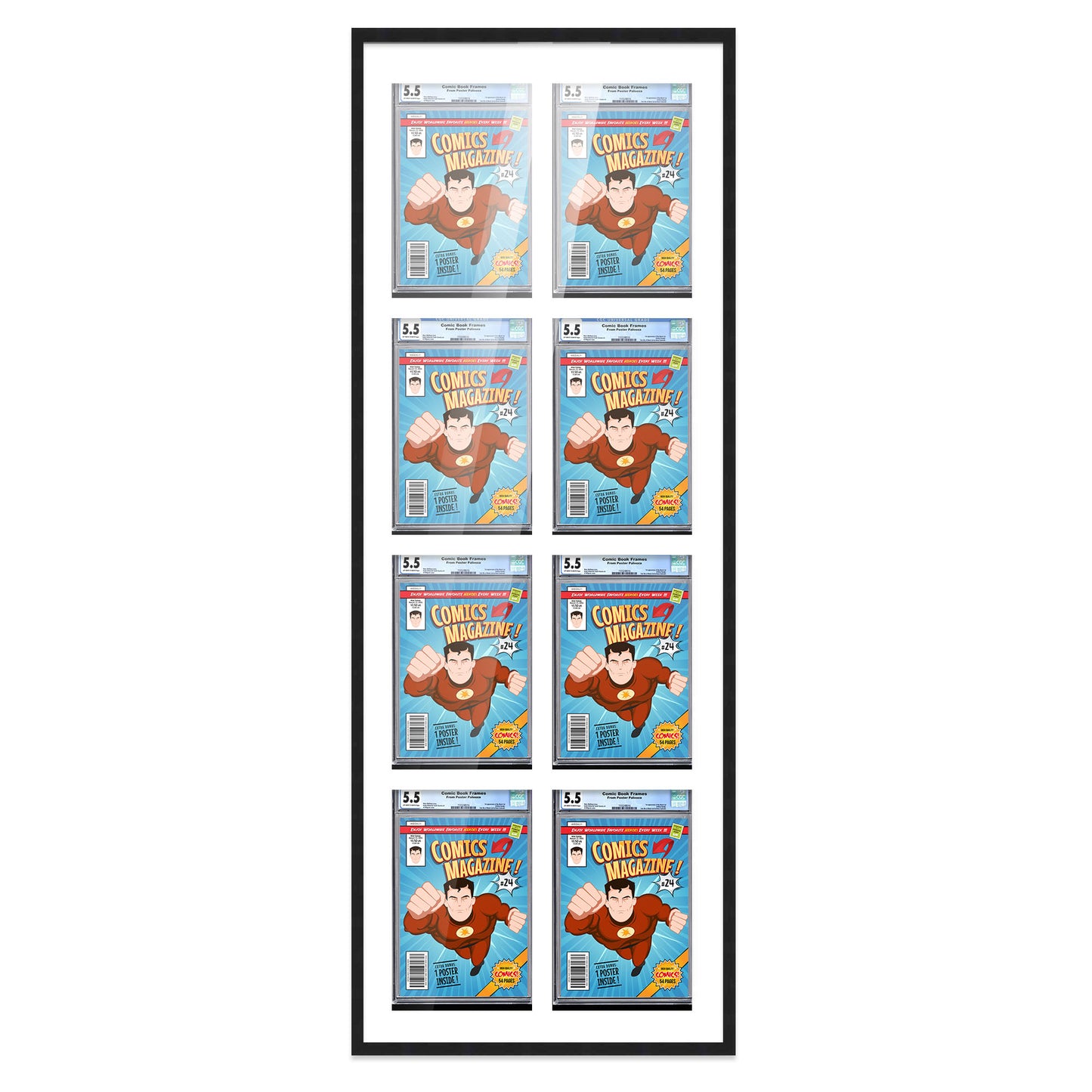 Comic Book Frame for 8 Comic Books