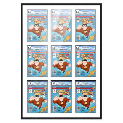 Comic Book Frame for 9 Comic Books