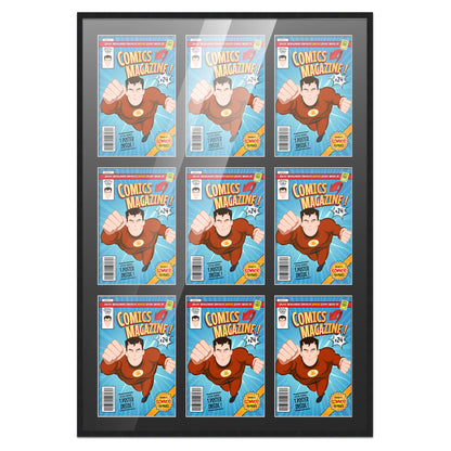 Comic Book Frame for 9 Comic Books