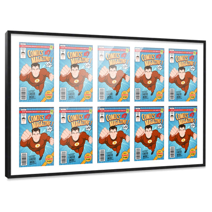 Comic Book Frame for 10 Comic Books