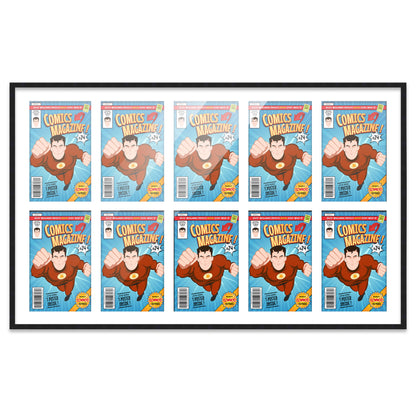 Comic Book Frame for 10 Comic Books