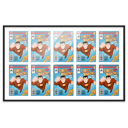 Comic Book Frame for 10 Comic Books