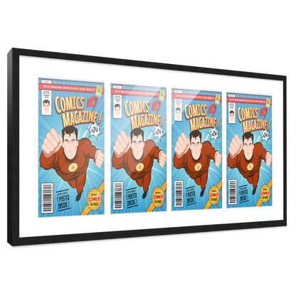 Comic Book Frame for 4 Comic Books