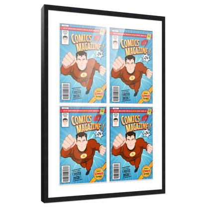 Comic Book Frame for 4 Comic Books