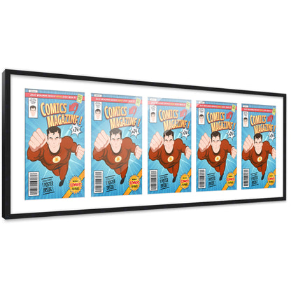 Comic Book Frame for 5 Comic Books