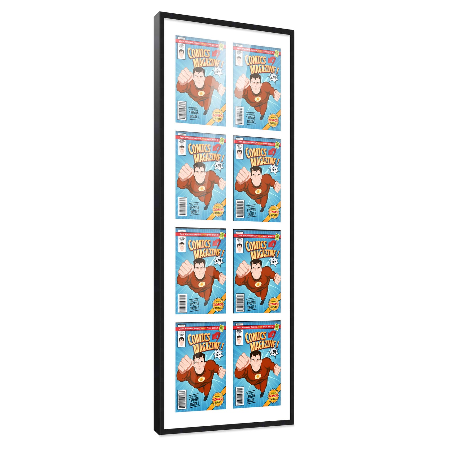 Comic Book Frame for 8 Comic Books
