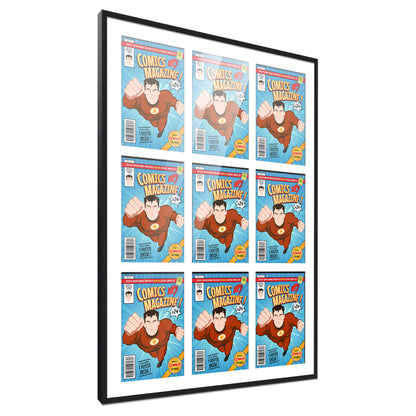 Comic Book Frame for 9 Comic Books