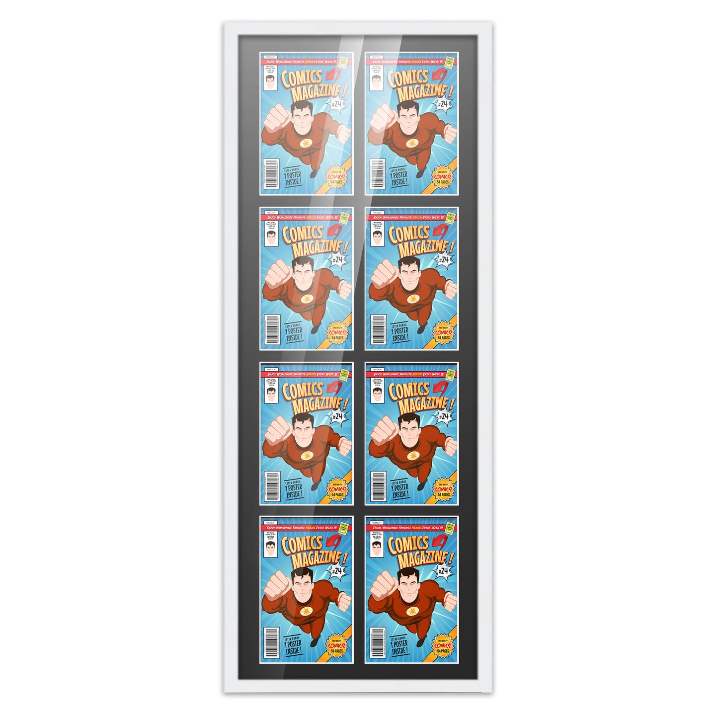 Comic Book Frame for 8 Comic Books