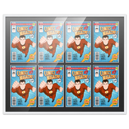 Comic Book Frame for 8 Comic Books