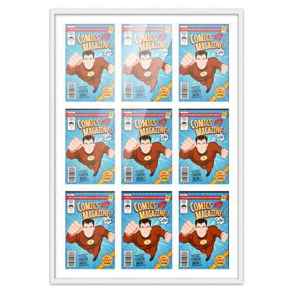 Comic Book Frame for 9 Comic Books