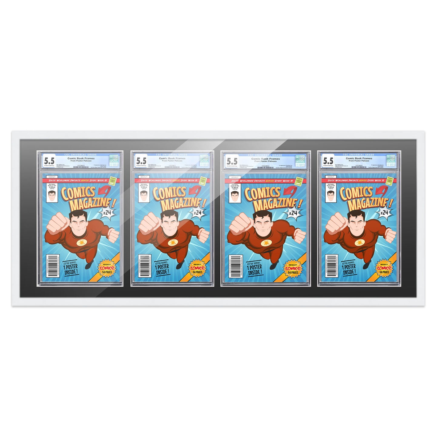 Comic Book Frame for 4 Comic Books