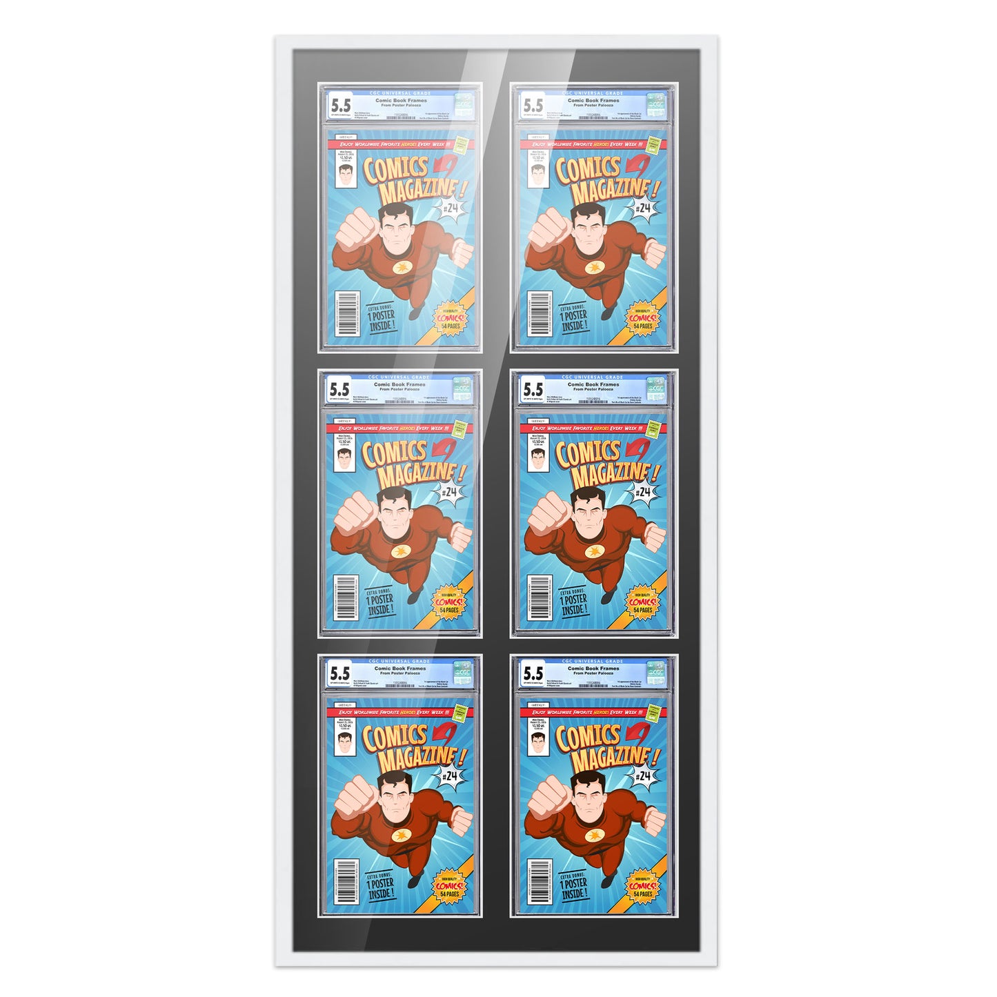 Comic Book Frame for 6 Comic Books