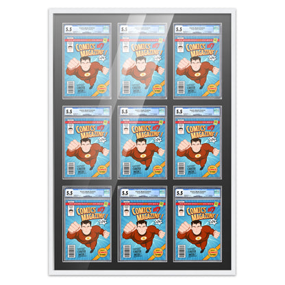 Comic Book Frame for 9 Comic Books
