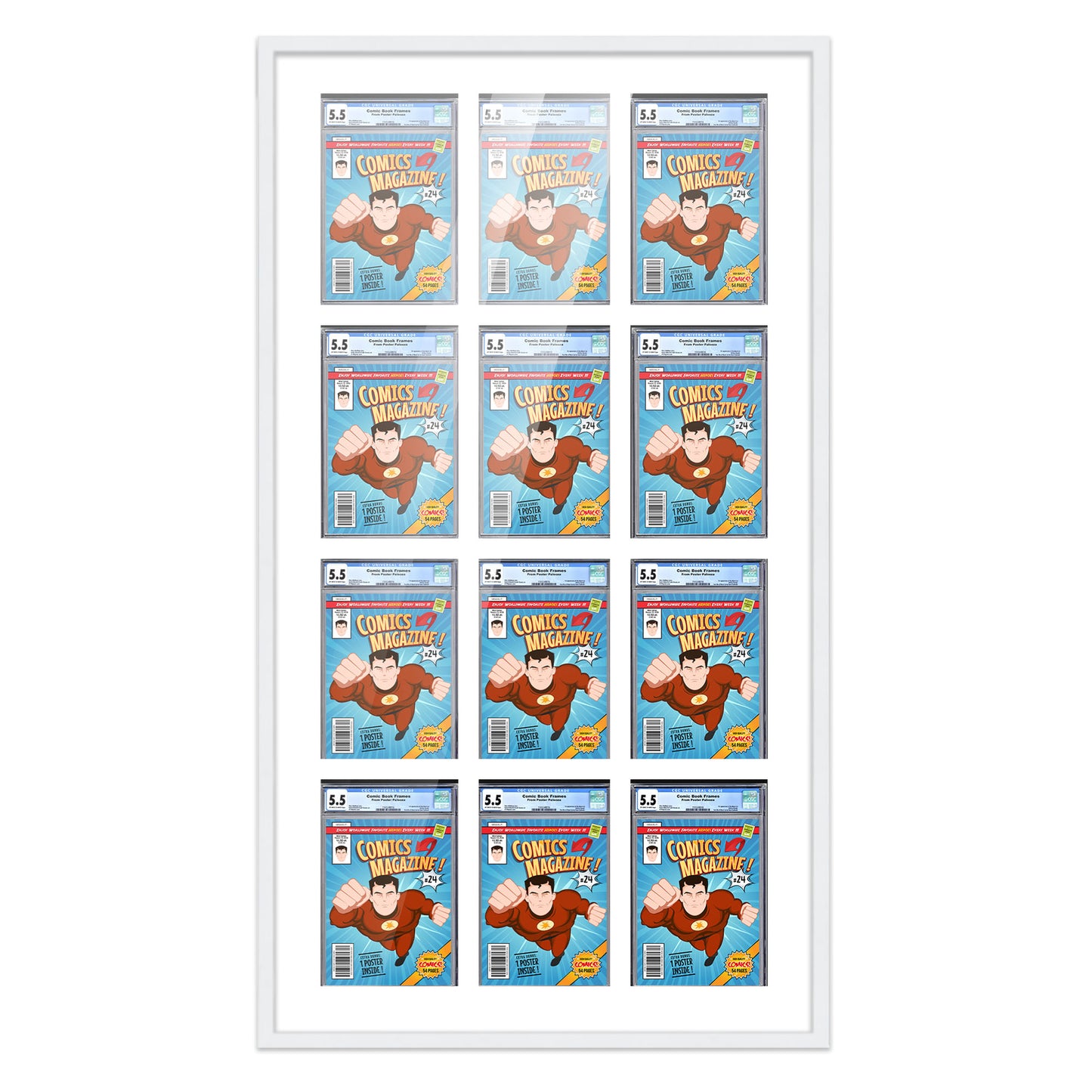 Comic Book Frame for 12 Comic Books
