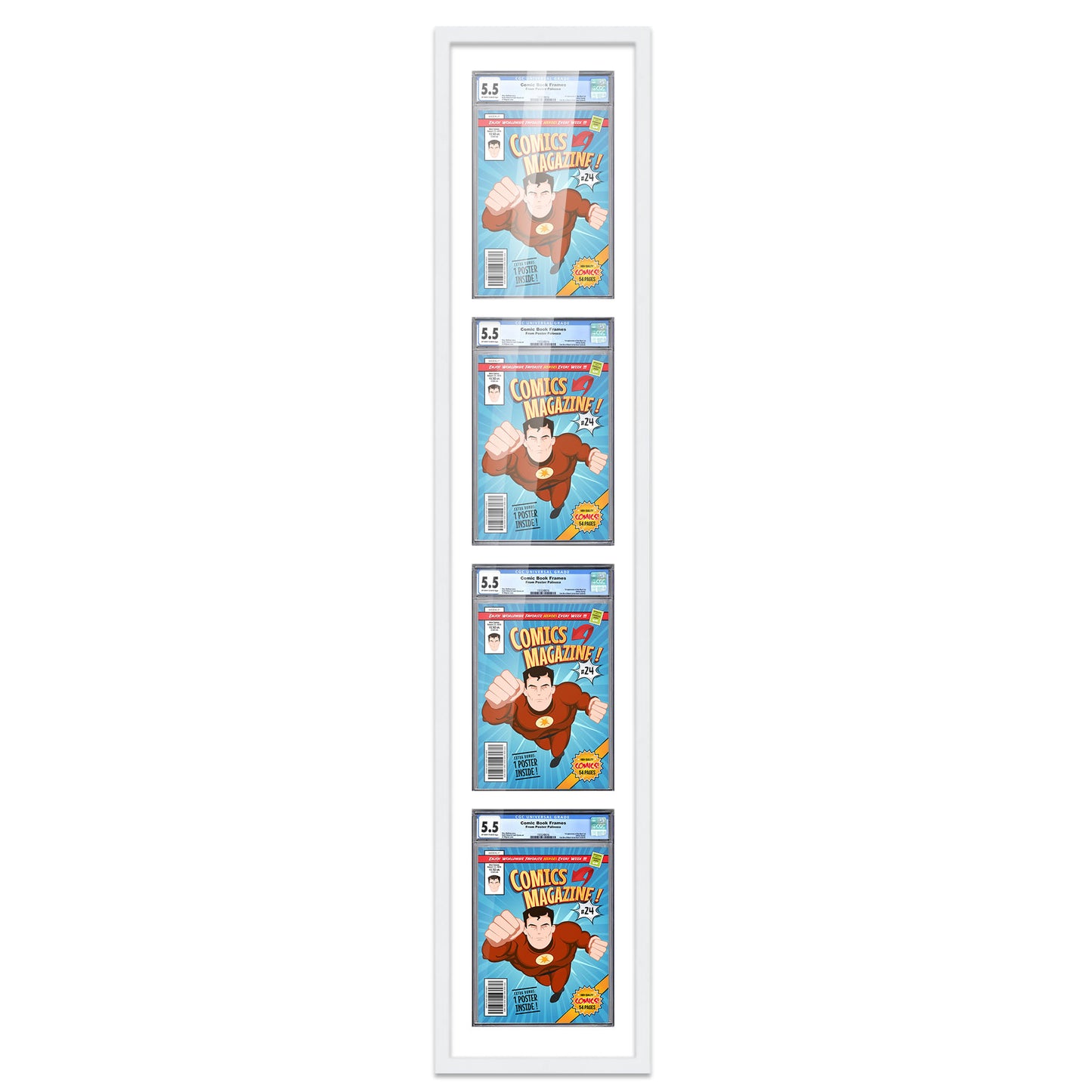 Comic Book Frame for 4 Comic Books