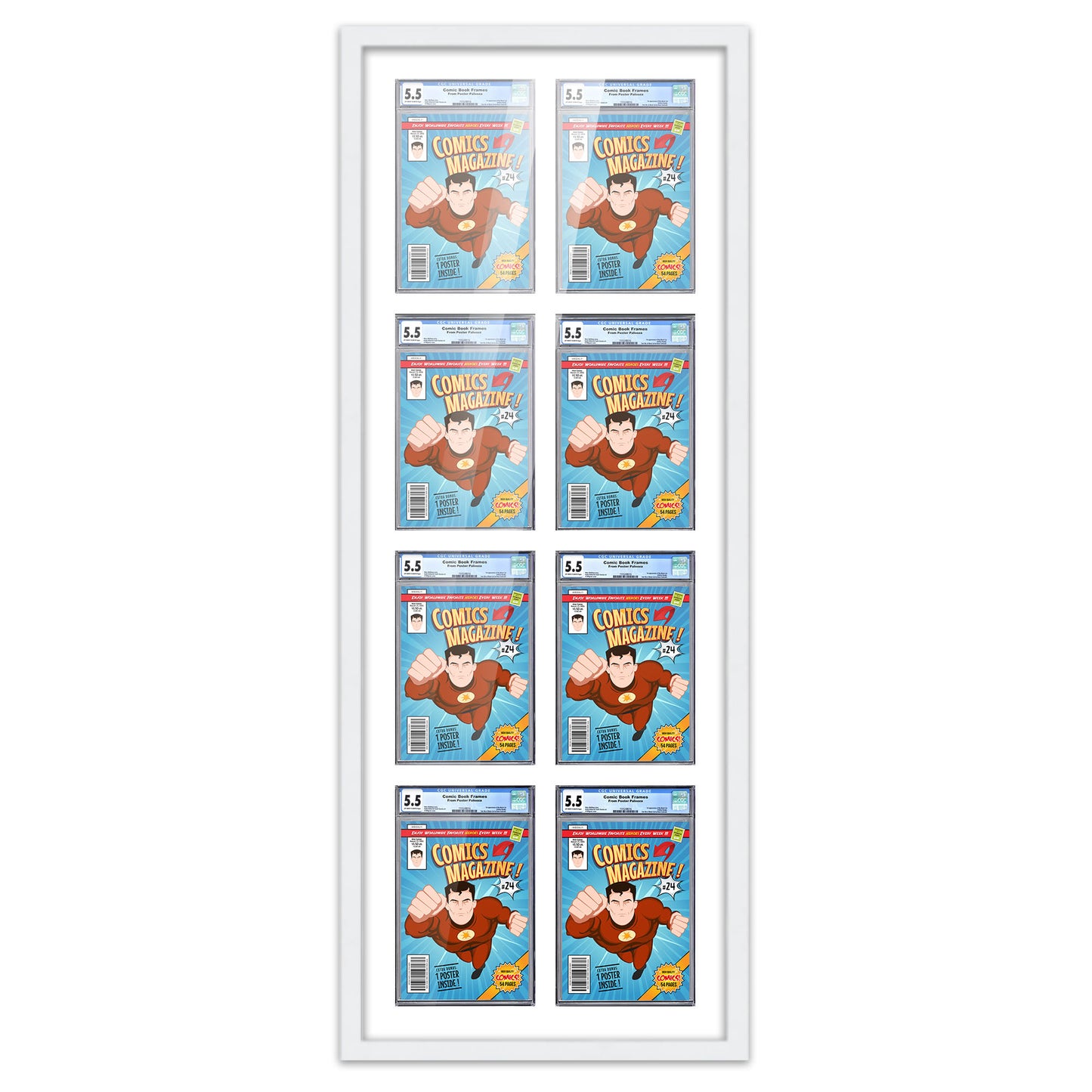 Comic Book Frame for 8 Comic Books