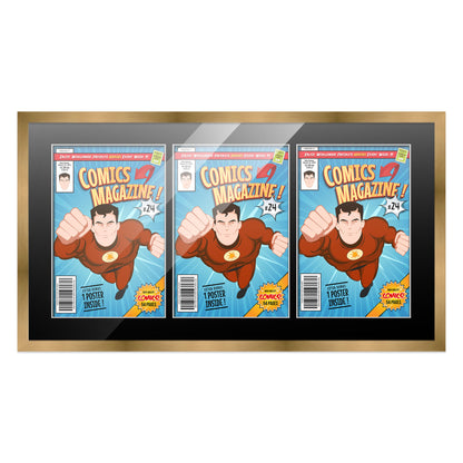 Comic Book Frame for 3 Comic Books