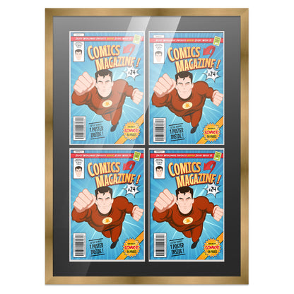 Comic Book Frame for 4 Comic Books