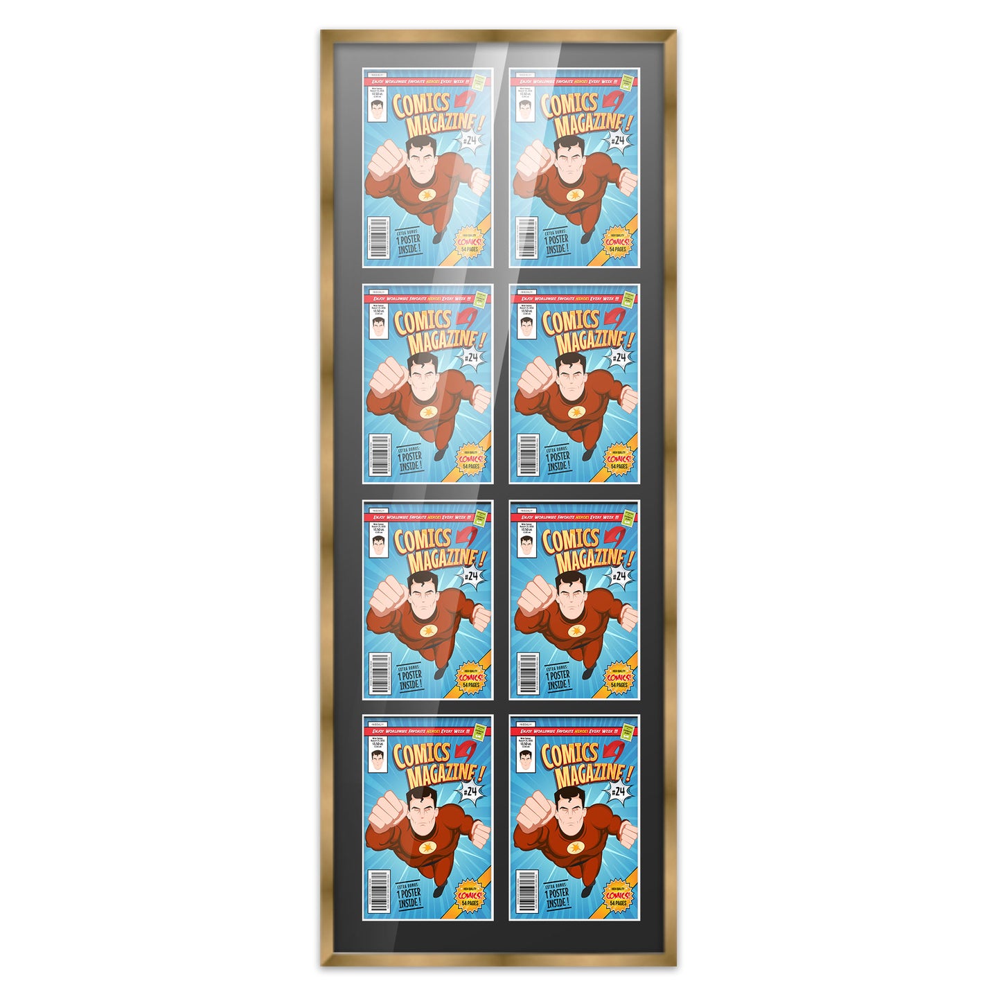 Comic Book Frame for 8 Comic Books