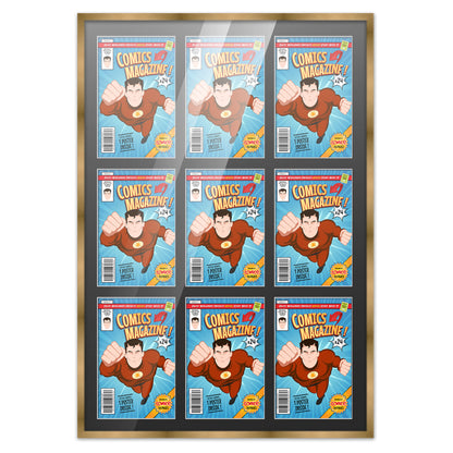 Comic Book Frame for 9 Comic Books