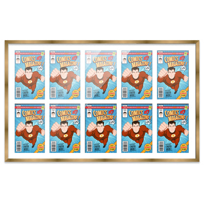 Comic Book Frame for 10 Comic Books
