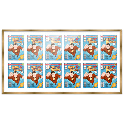 Comic Book Frame for 12 Comic Books