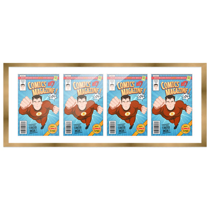 Comic Book Frame for 4 Comic Books