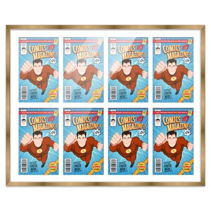 Comic Book Frame for 8 Comic Books