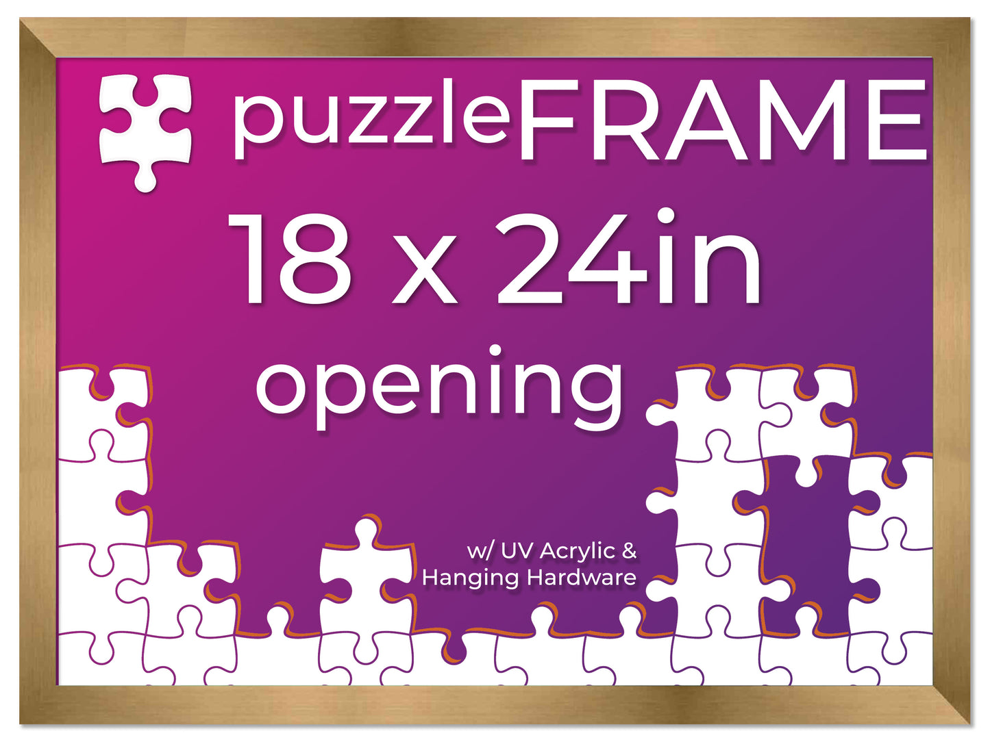 Bronze Frame for Jigsaw Puzzles