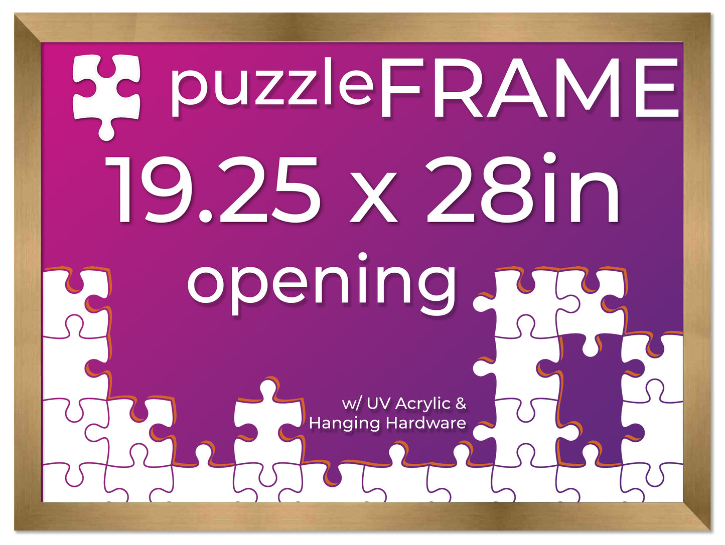 Bronze Frame for Jigsaw Puzzles