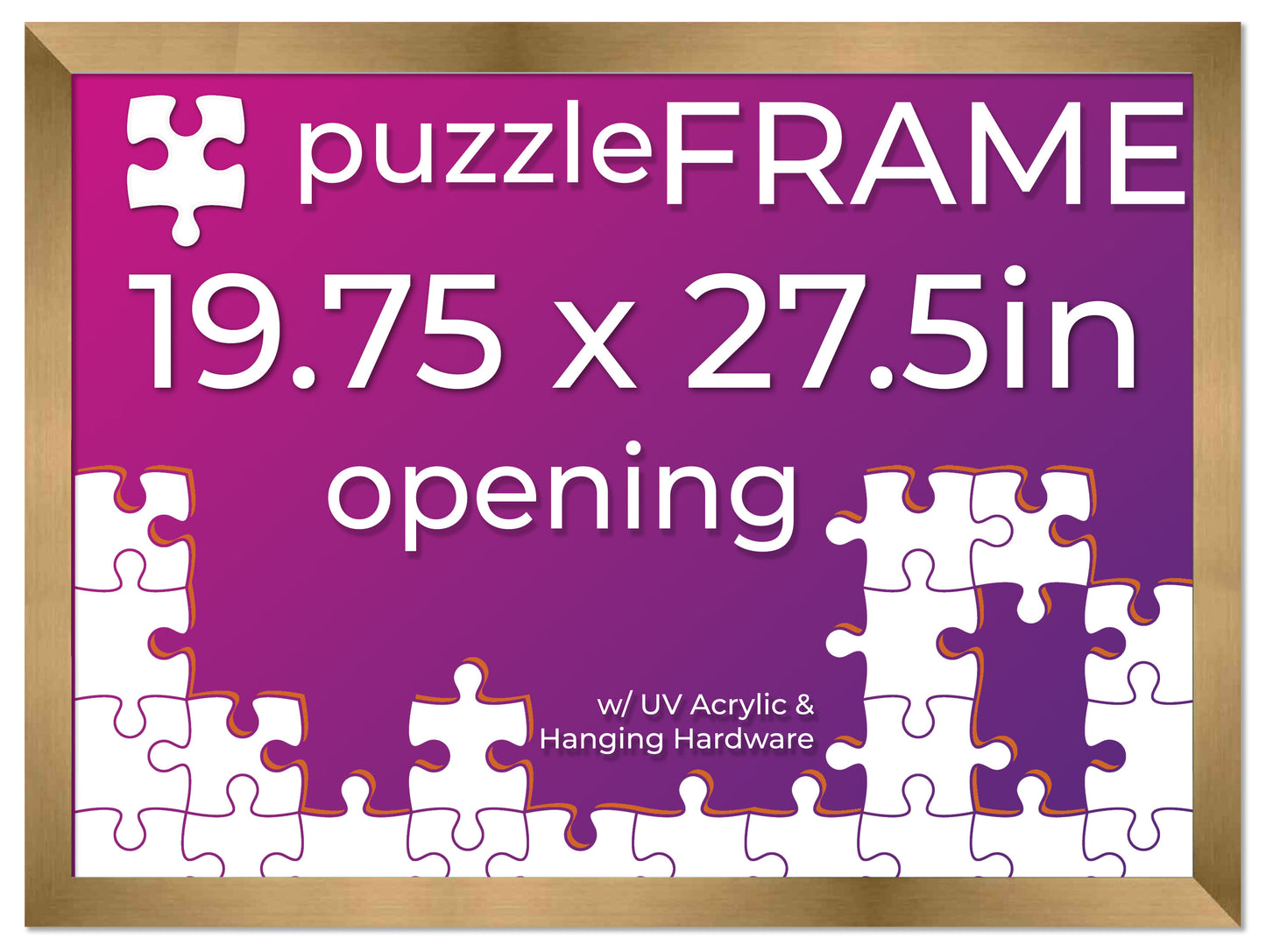 Bronze Frame for Jigsaw Puzzles