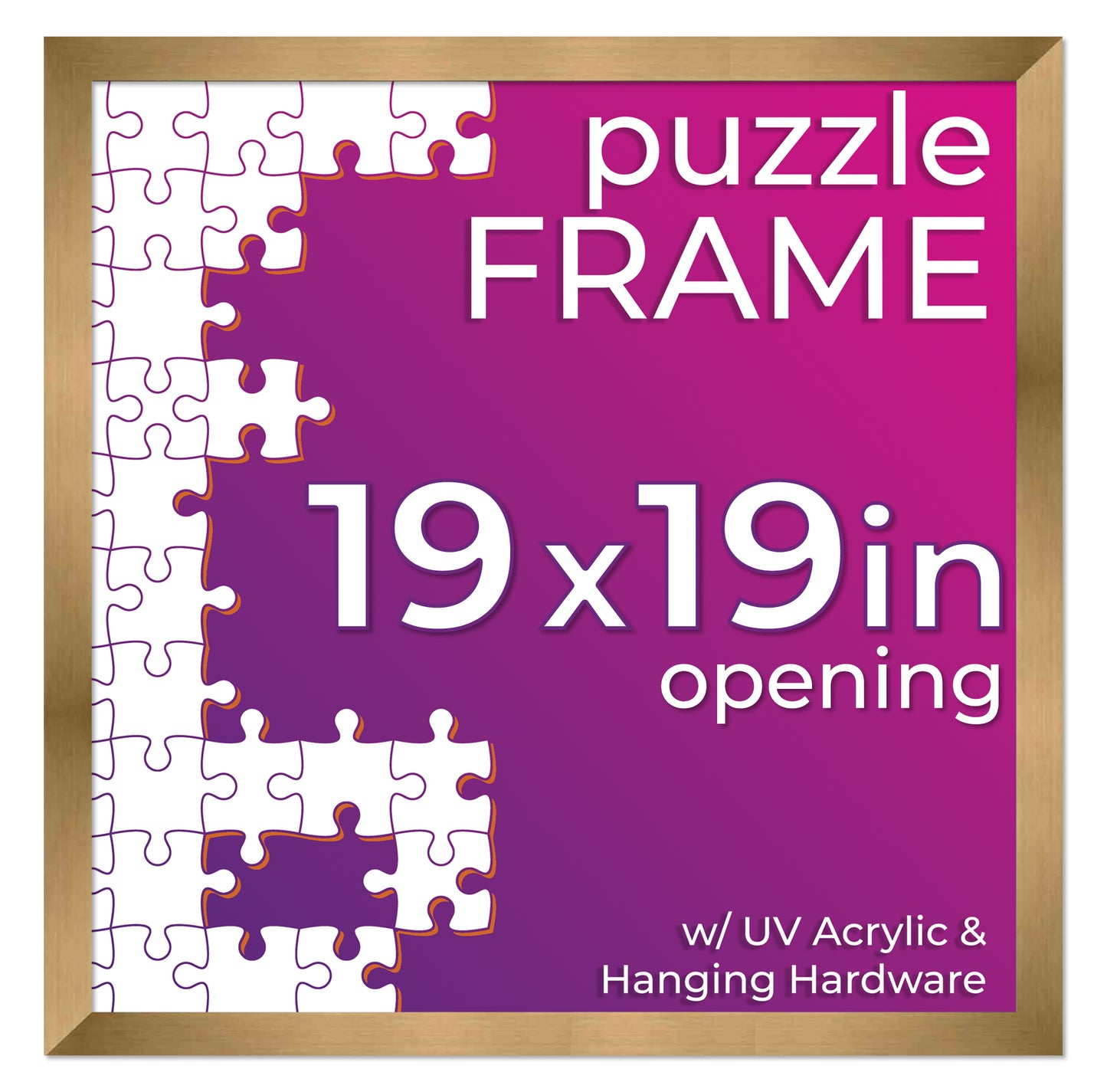 Bronze Frame for Jigsaw Puzzles