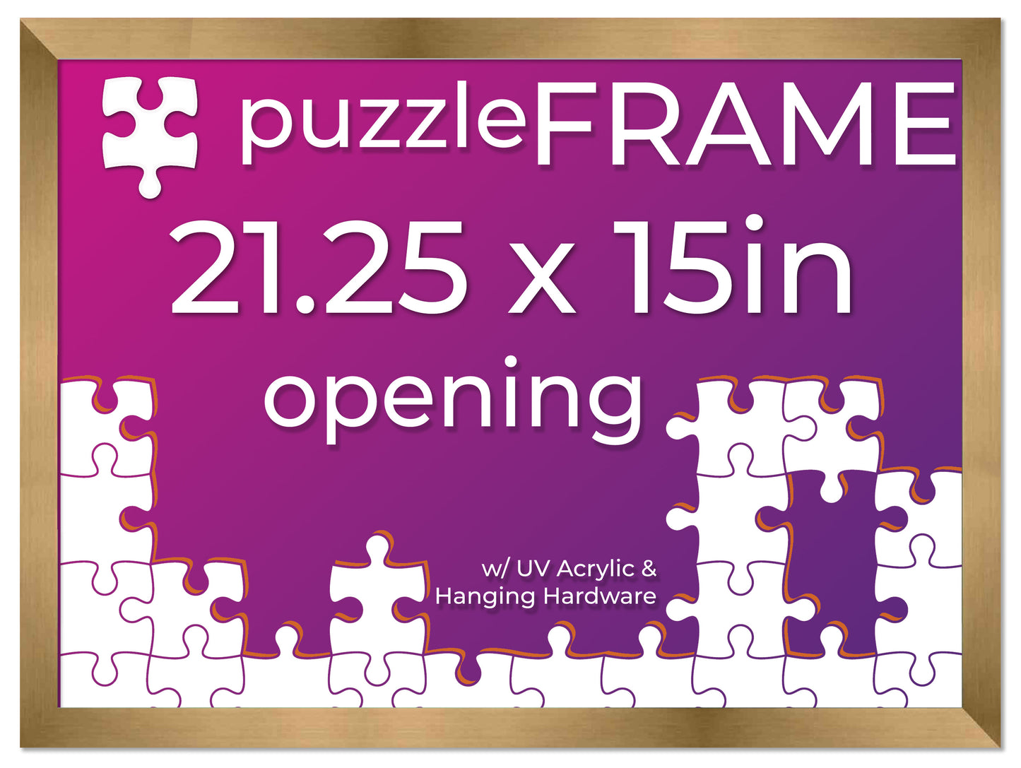 Bronze Frame for Jigsaw Puzzles