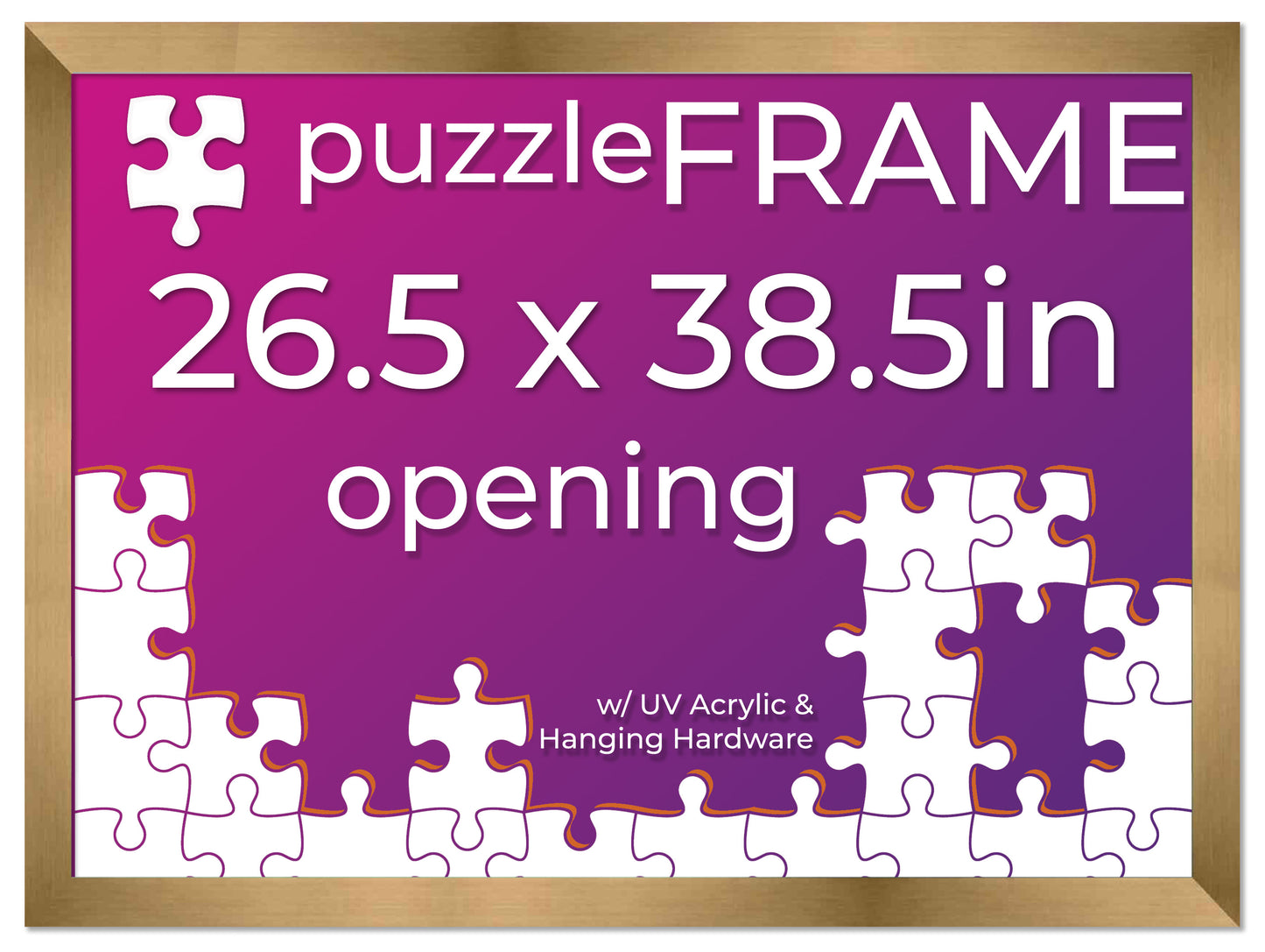 Bronze Frame for Jigsaw Puzzles