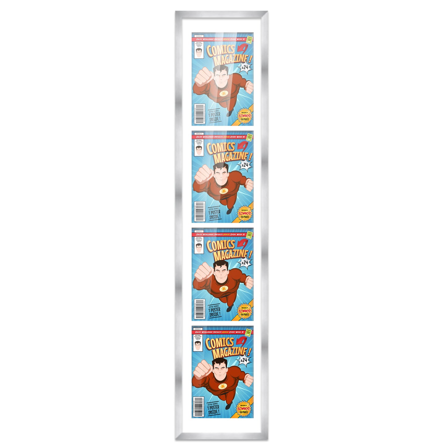 Comic Book Frame for 4 Comic Books