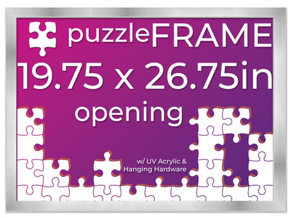 Silver Frame for Jigsaw Puzzles