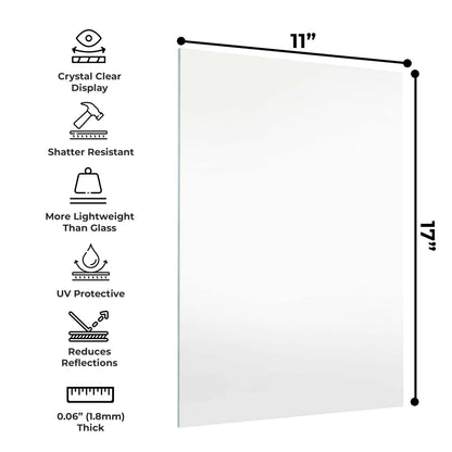 Non-Glare Frame-Grade Acrylic Replacement